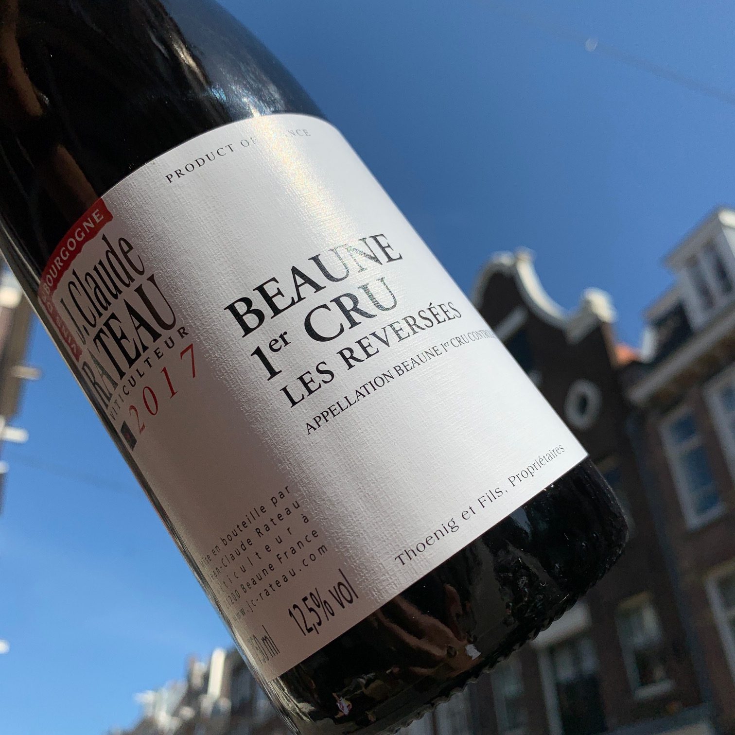 JeanClaude Rateau Beaune 1er Cru 'Les Reversees' 2017 » CHABROL Wines